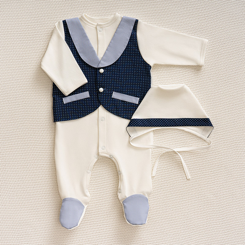 Костюмчик/комплект с уголком Денди звездный фото 4