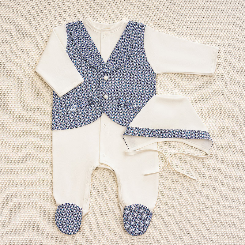 Костюмчик/комплект с уголком Денди калейдоскоп фото 2