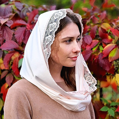 Снуд-хомут для храма "Розанна" - фото из магазина ЛиноБамбино