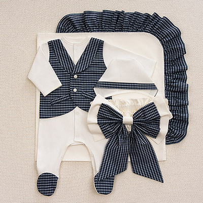 Костюмчик/комплект с уголком Денди Фарадей - миниатюра фотографии товара в каталоге ЛиноБамбино