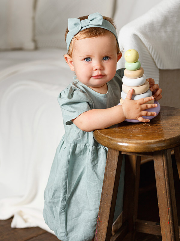 Льняной комбинезон Безе полынь фото 3