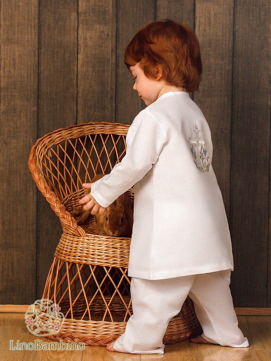 Крестильный костюмчик "Владимир" для мальчика фото 4