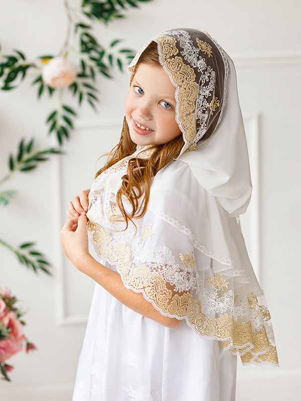 Накидка для девочки "Сияние" фото 4