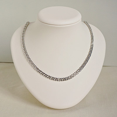 Цепь 2РМ31100 из родированного серебра