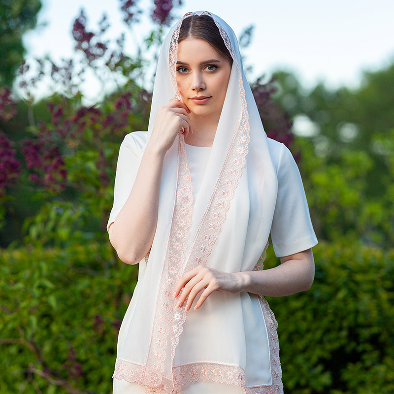 Шифоновый шарф "Любовь" фото 6