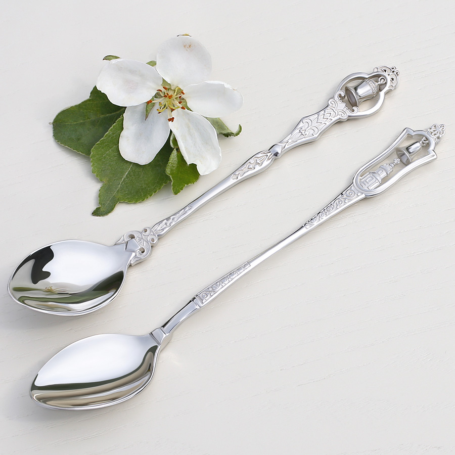 Серебряная ложка "Колокольный звон" фото 1