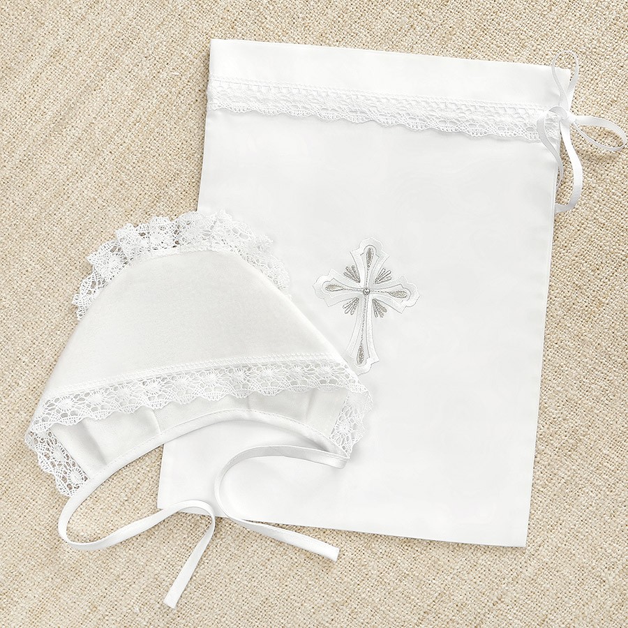 Крестильный комплект "Светик" для ребенка с пеленкой фото 6