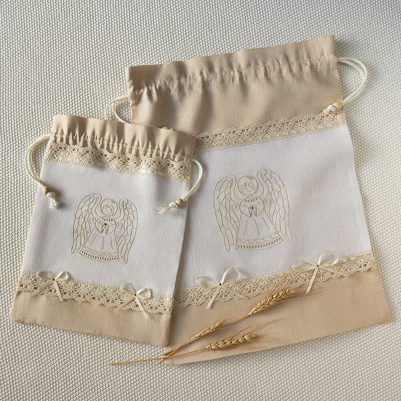 Мешочек для крестильных принадлежностей "Ангелочек" фото 3