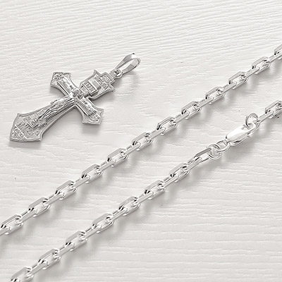 Серебряная цепочка ЯГ 1,4