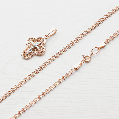 Золотая цепочка "Лав" 0,5п