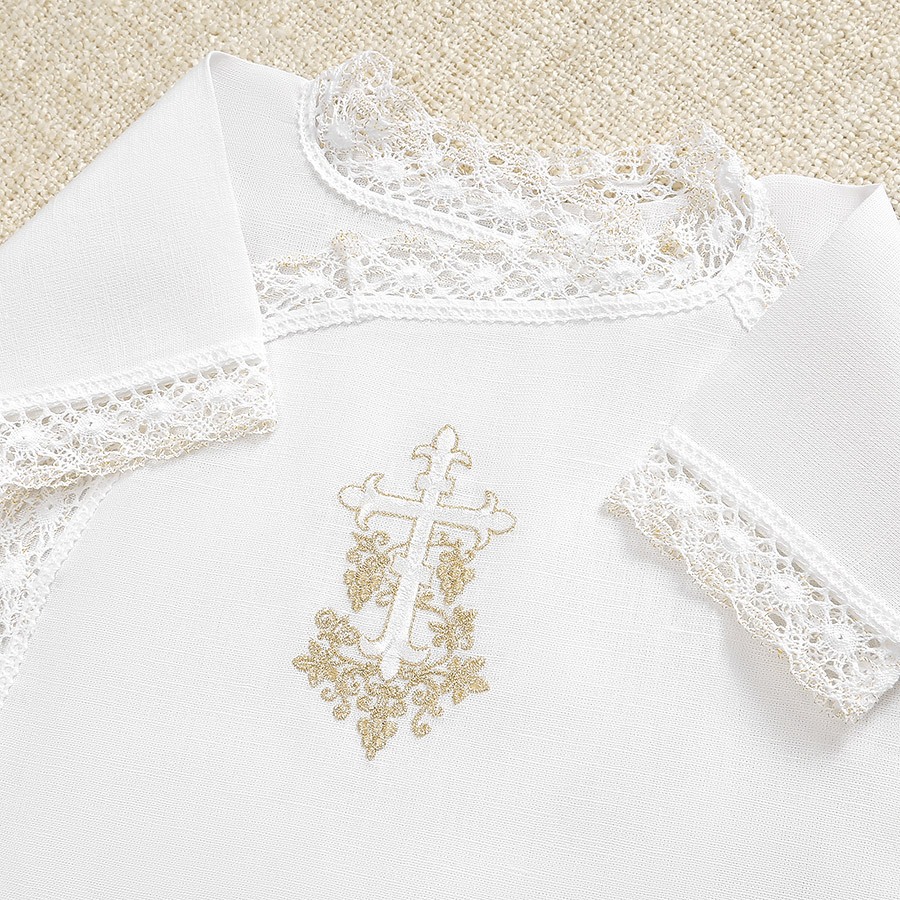 Детский крестильный набор "Золотая лоза" с полотенцем фото 11