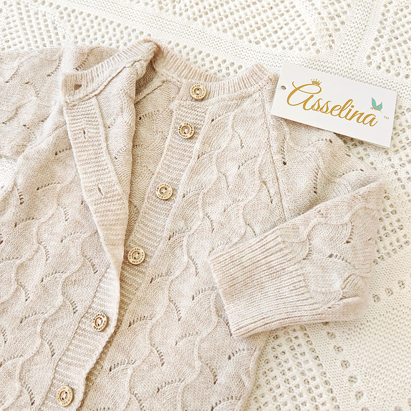 Комплект "Нила" на выписку, крем-брюле фото 4