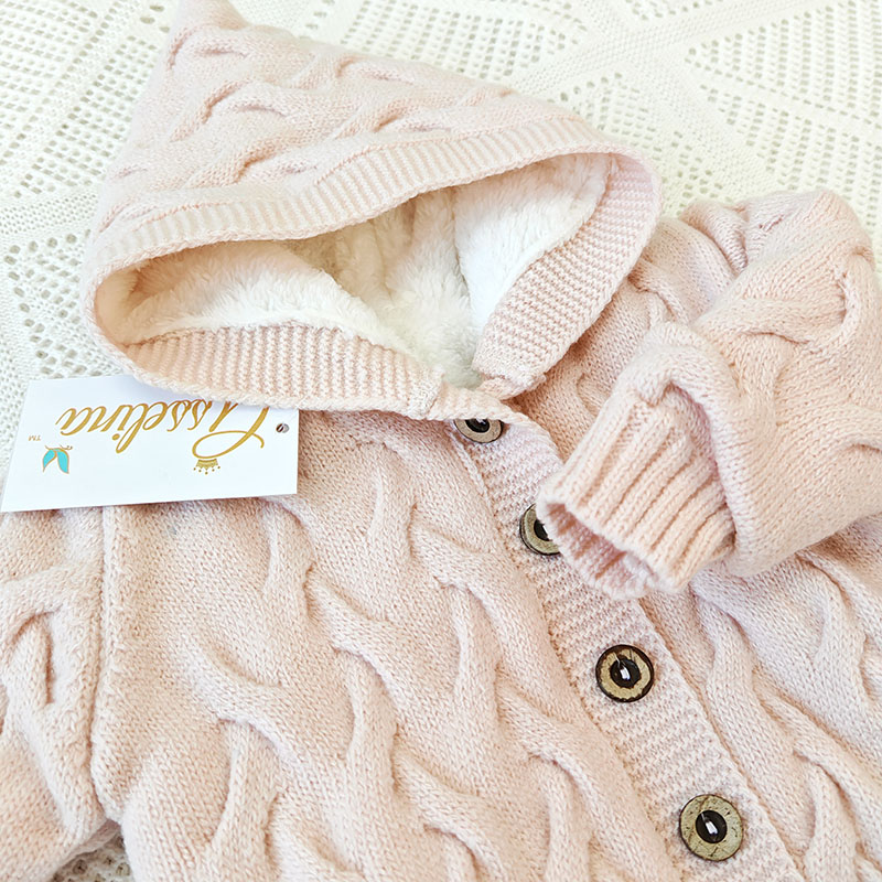 Утепленный комбинезон  "Остин" с капюшоном, светло-розовый фото 2