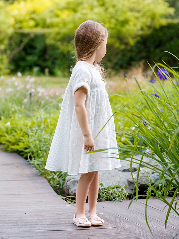 Платье Мечта молочное муслин фото 2