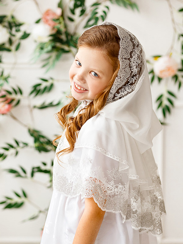 Накидка для девочки "Сияние" фото 6