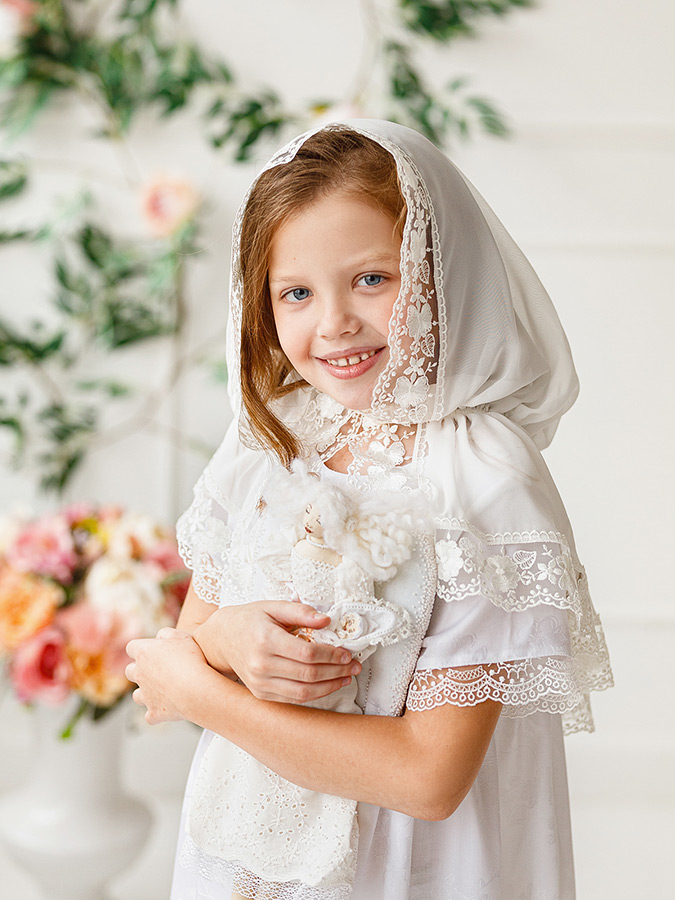 Детская накидка для храма "Валентина" фото 1