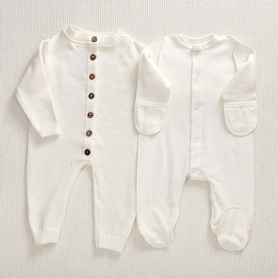 Набор комбинезон с пледом "Капелька" молочный фото 3