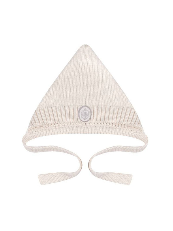 Вязаная шапочка "Гном", цвет натуральный фото 2