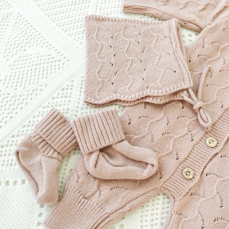 Комплект  "Нила" на выписку, пудра фото 3