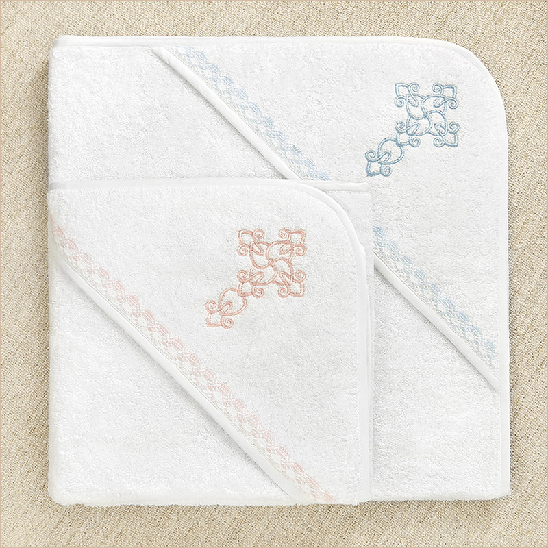 Полотенце для крещения с уголком "Ажурный крест" фото 1
