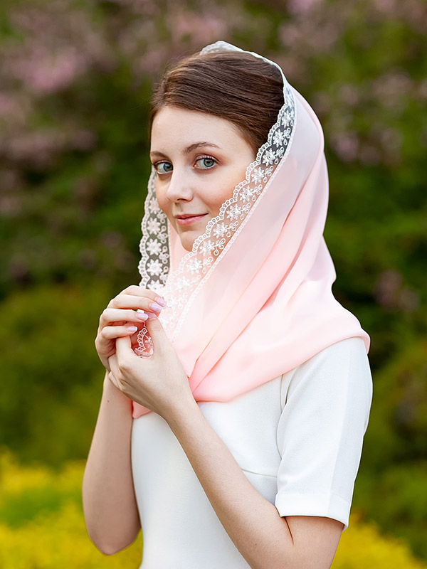 Женский церковный снуд-хомут "Кристина" фото 4