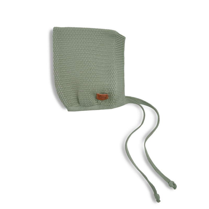 Вязаная шапочка ELF оливковая фото 1