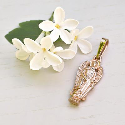 Золотой Ангел-хранитель 11200АКВ - миниатюра фотографии товара в каталоге ЛиноБамбино