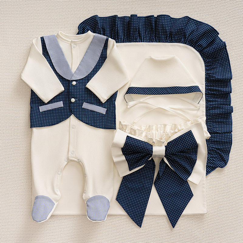 Костюмчик/комплект с уголком Денди звездный фото 1