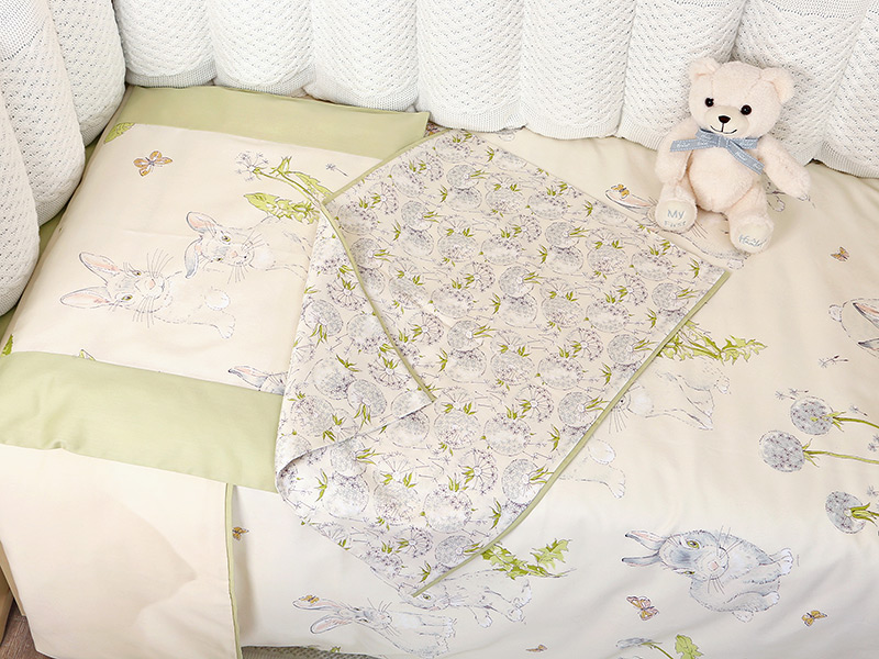 Постельный набор из 5 предметов Кролики фото 4