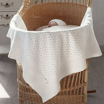 Плед "Утренняя роса" экрю - миниатюра фотографии товара в каталоге ЛиноБамбино