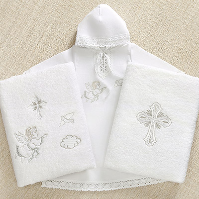 Набор "Ангел" с классическим полотенцем - миниатюра фотографии товара в каталоге ЛиноБамбино