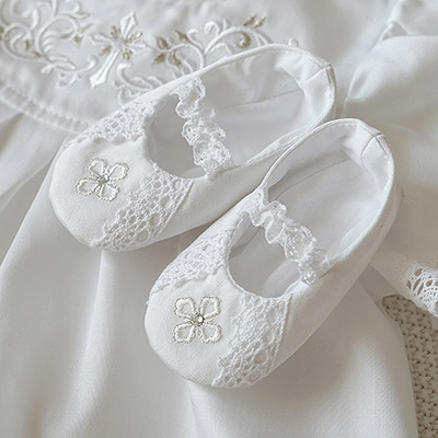 Фото товара "Туфельки детские "Крестильные"" при наведении