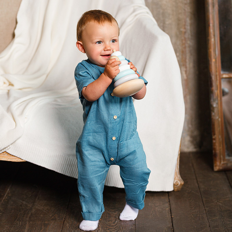 Льняной комбинезон Ветерок горное озеро фото 2