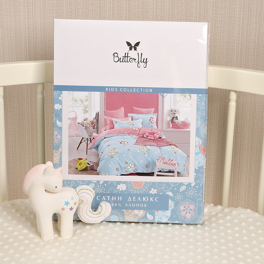 "Цветочек" 1,5 спальный комплект постельного белья фото 2