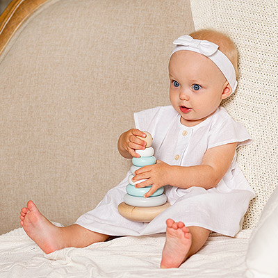 Льняное платье с шортами Милаша белое