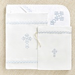 Мешочек для крестильных принадлежностей "Ажурный крест"