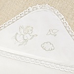 Детский крестильный комплект "Ангел" с пеленкой