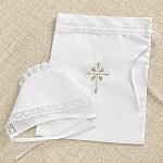 Мешочек для крестильных принадлежностей "Крест с лучиками"