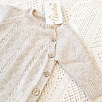 Комплект  "Саби" на выписку, крем-брюле