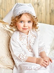 Крестильное платье "Мария" ручной работы