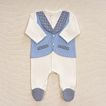 Костюмчик/комплект с уголком Денди яркая полоска