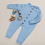 Комбинезон "Капелька" голубой