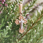Золотой крестик 10006АКВ