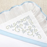 Крестильный комплект "Незабудка" для девочки с крыжмой