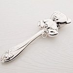 Серебряная погремушка "Мишка"