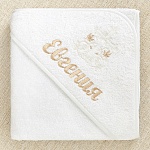 Крестильное полотенце с уголком "Процветший крест"