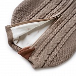 Вязаный кокон для новорожденного Loom капучино