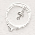 Гайтан шелковый белый