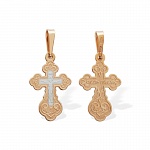 Золотой крестик 12558АКВ