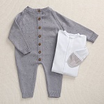 Комбинезон "Капелька" серый